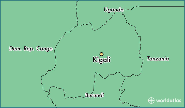 Where Is Kigali Rwanda Kigali Kigali Map WorldAtlas