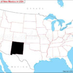 Where Is New Mexico State Where Is Mexico Located In The US Map