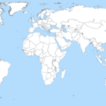 World Map blank Vector Format Weltkarte Karten Und