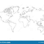 World Map Outline Cartoon Vector CartoonDealer 92953165