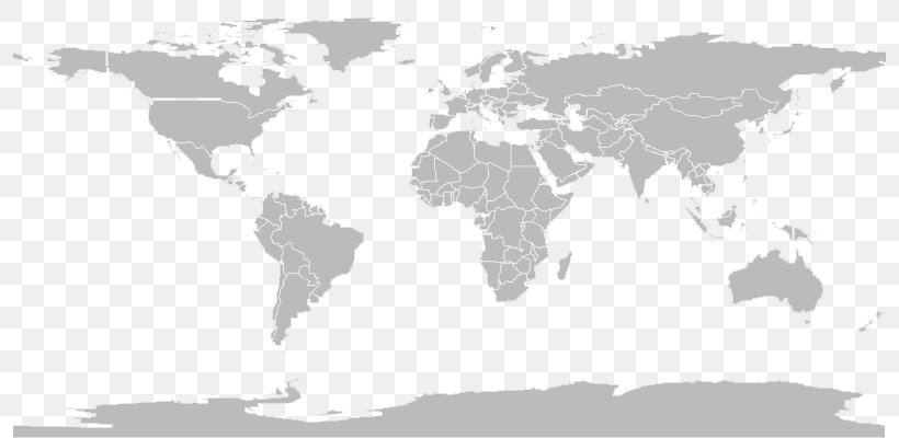 World Map Wikipedia Globe PNG 800x400px World Area Black And White 