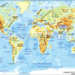 World Physical Map Physical Map Of The World World Geography Map
