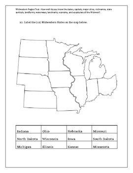 26 Blank Map Of The Midwest Maps Online For You