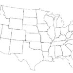 A Blank Map Of The United States Printable Map