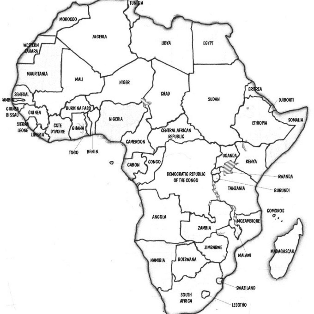 Africa Map Quiz Printable Free Printable Maps