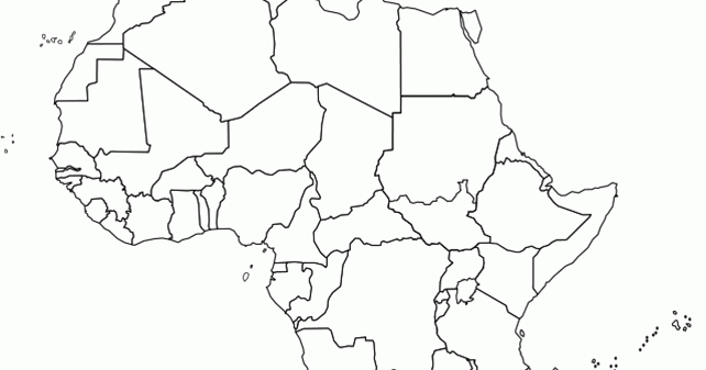 Blank Africa Outline Map Free Printable Maps