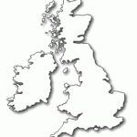 Blank Map British Isles