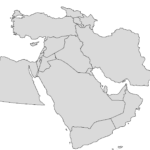 Blank Map Middle East Time Zones Map World