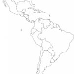 Blank Map Of Central And South America Printable Printable Maps