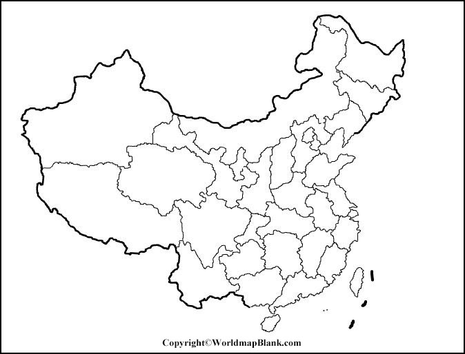 Blank Map Of China World Map Blank And Printable