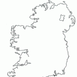 Blank Map Of Ireland Coloring Page Sketch Coloring Page Coloring Home