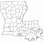 Blank Map Of Louisiana Parishes Map Feccnederland