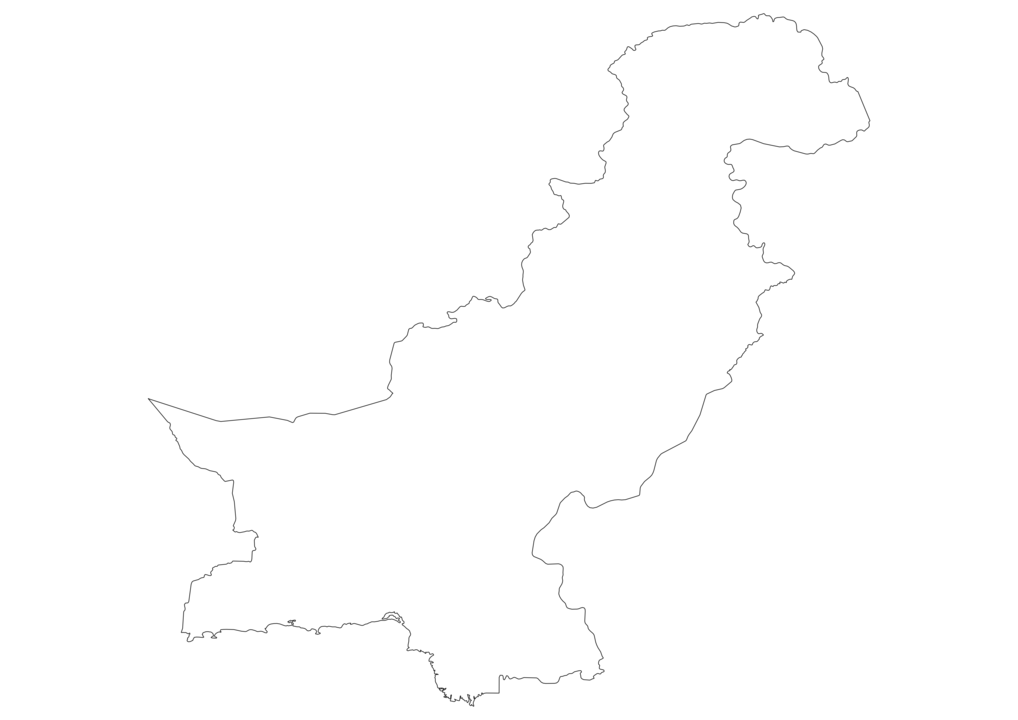 Blank Outline Map Of Pakistan 2022 US Map Printable Blank   Blank Map Of Pakistan Pakistan Outline Map 