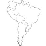 Blank Map Of South America Template South America Map North America