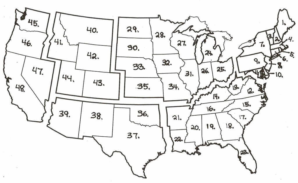 Blank Map Of Southeast United States Printable Map