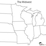 Blank Map Of United States Midwest Region