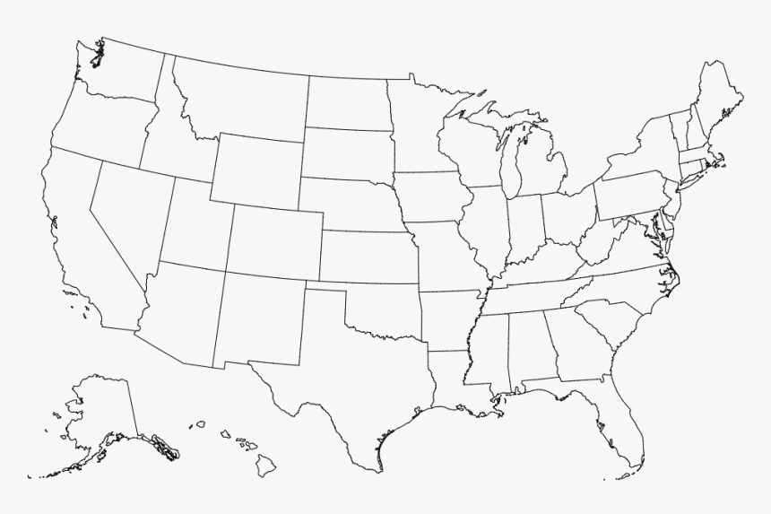 Blank Map Of United States Of America Png Download Us Map With Utah 