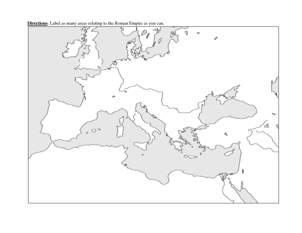 Blank Map Roman Empire Roman Empire Map Roman Empire Egypt Map