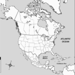 Blank Outline Map Of North America And Travel Information Download In