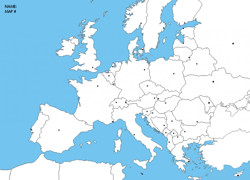 Blank Political Map Of Europe Printable Printable Maps