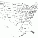 Blank Printable Map Of 50 States And Capitals Printable Maps