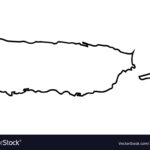 Blank Puerto Rico Map Outline