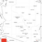 Blank Simple Map Of Arizona