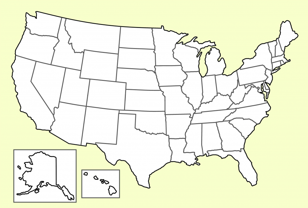 Blank Usa Map Fill In Printable US Maps