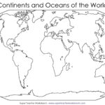 Blank World Map To Fill In Continents And Oceans Archives 7bit Co New