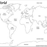 Blank World Map Worksheet Worldwide Maps Collection Free With World