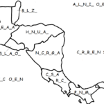 Central America Fill In The Blanks On The Map Teaching Resources