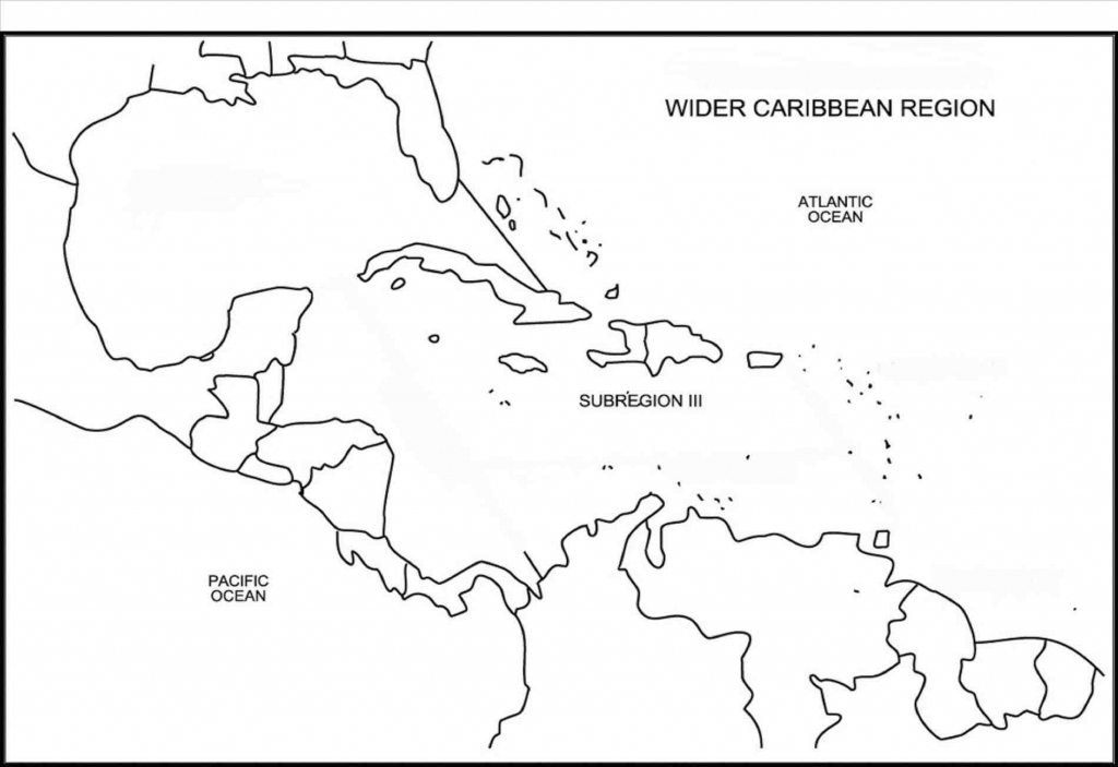 Central American Blank Map Globalsupportinitiative Inside Printable 