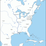 East Coast Of North America Free Map Free Blank Map Free Outline Map