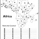 Empty Africa Map Fill In The Blank Africa Map Africa Map 534 X 765