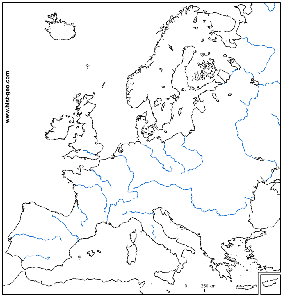 European Waters Europe Map Map Geography Lessons