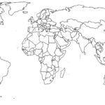 Exhaustive Printable Simple World Map Outline World Map Work Sheet