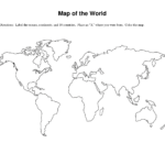 Fill In The Blank World Map Worksheet The Best Worksheets Image Free