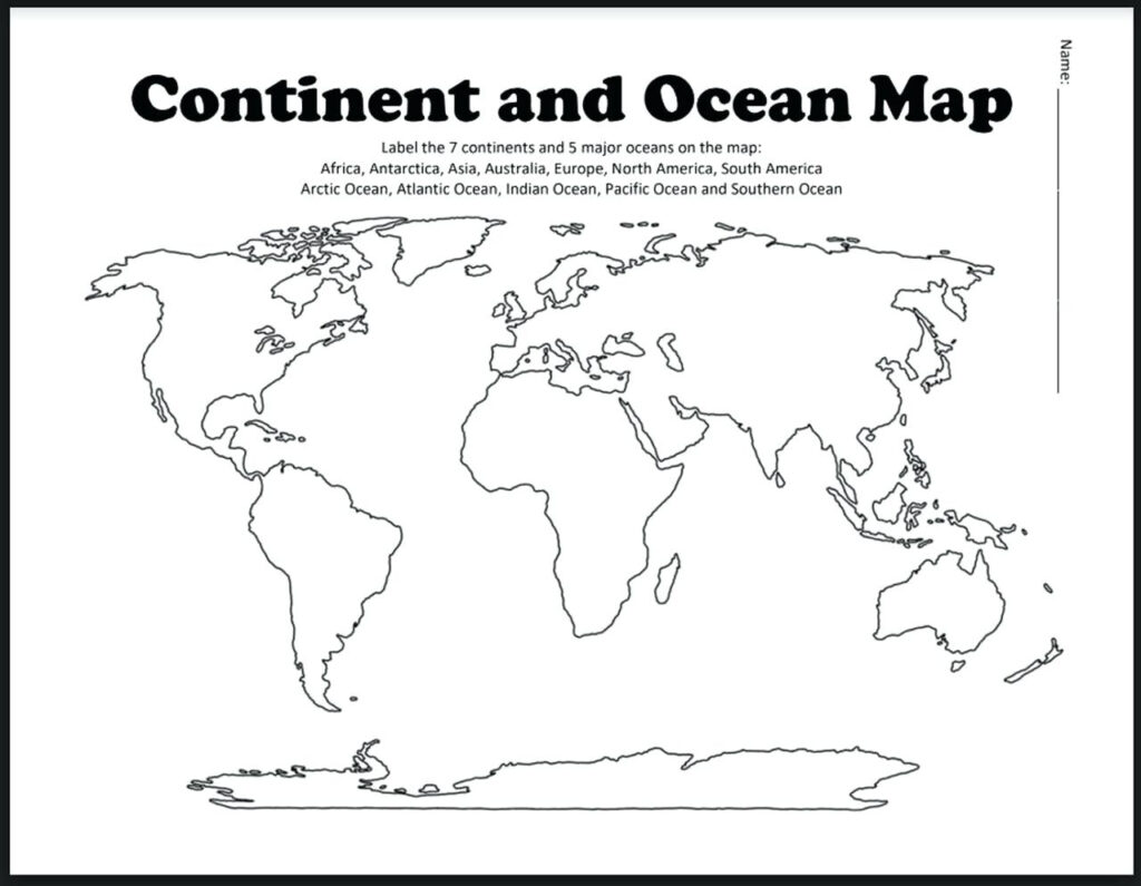 Fill In The Blank World Map Worksheets Openlayersco Db excel