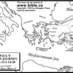 Free Bible Maps Of Bible Times And Lands Paul s Missionary Journeys