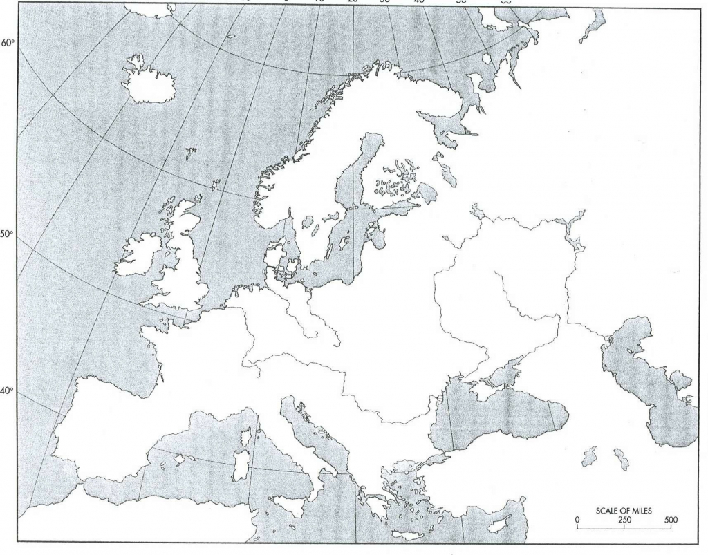 Free Printable Maps Of Europe Intended For Printable Blank Physical Map 