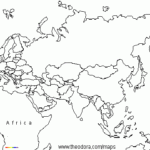 Full Detailed Blank Map Of Europe And Asia In PDF World Map With