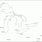 Great Lakes Free Map Free Blank Map Free Outline Map Free Base Map