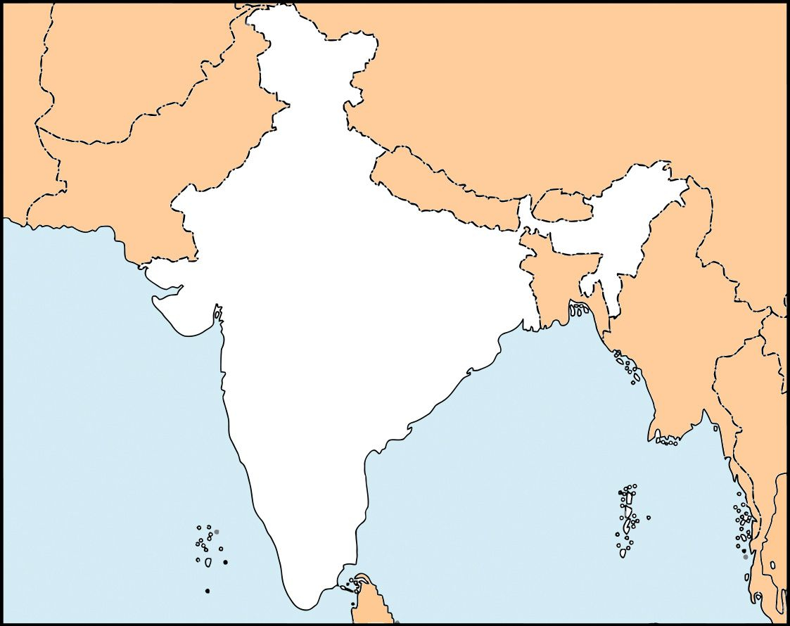 India Map Outline High Resolution India Map Political Map Map