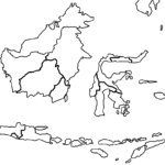 Indonesia Provinces Blank MapSof