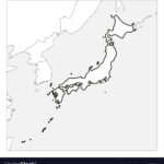 Japan Map Blank Political Map Of Korean And Japanese Region South