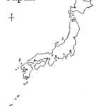 Japan Map Outline Outline Map Japan Eastern Asia Asia