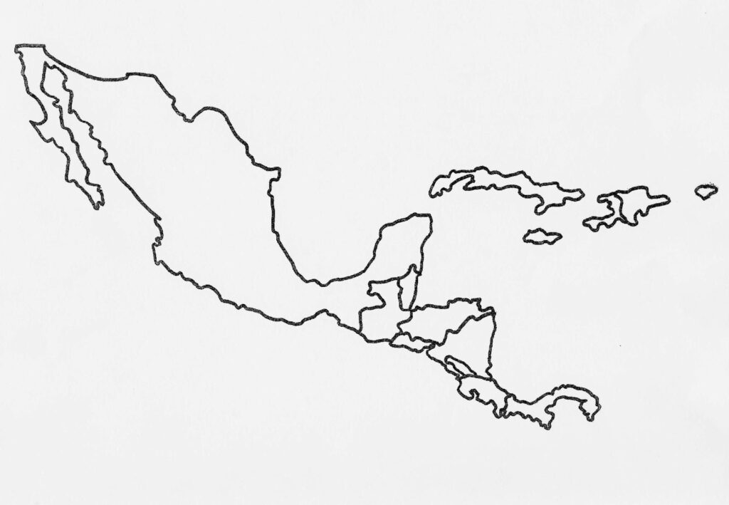 Kahoot Play This Quiz Now Central America Map America Map Blank Map