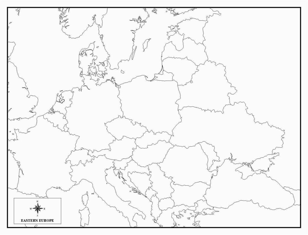 Map Of Europe Unlabeled 64 Faithful World Map Fill In The Blank 