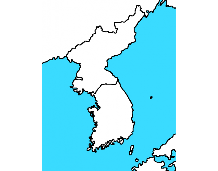 Map Of Korea Printable