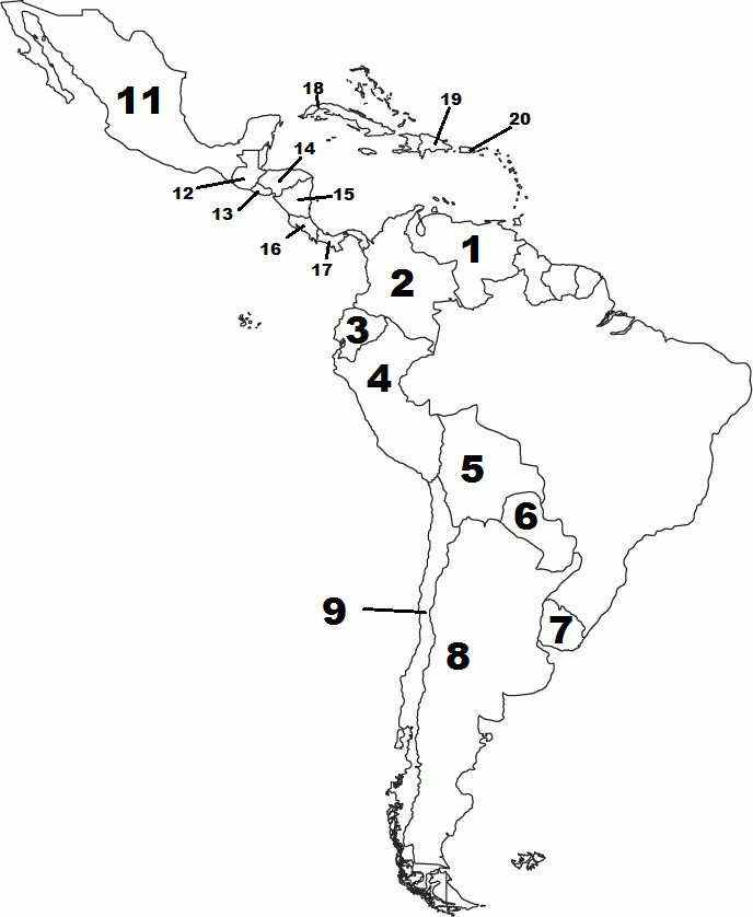 Map Of Spanish Speaking Countries Map Of Spanish Speaking Countries 